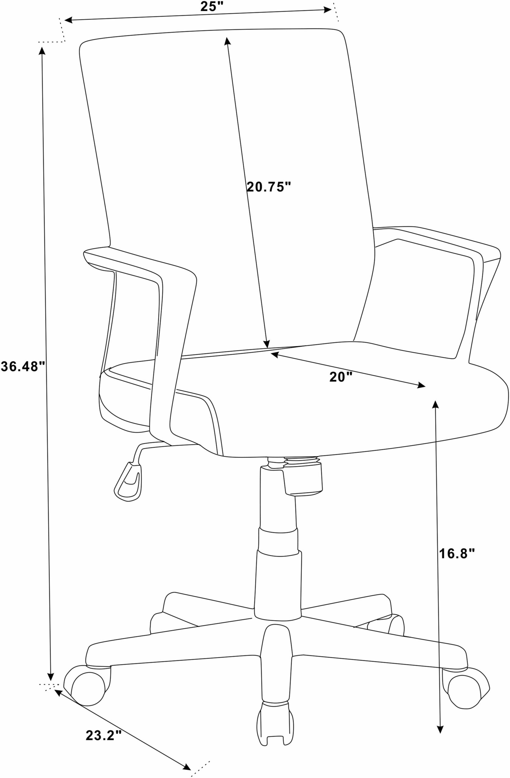 Height Adjustable Office/Task Chair with Armrest Height Adjustable Office/Task Chair with Armrest