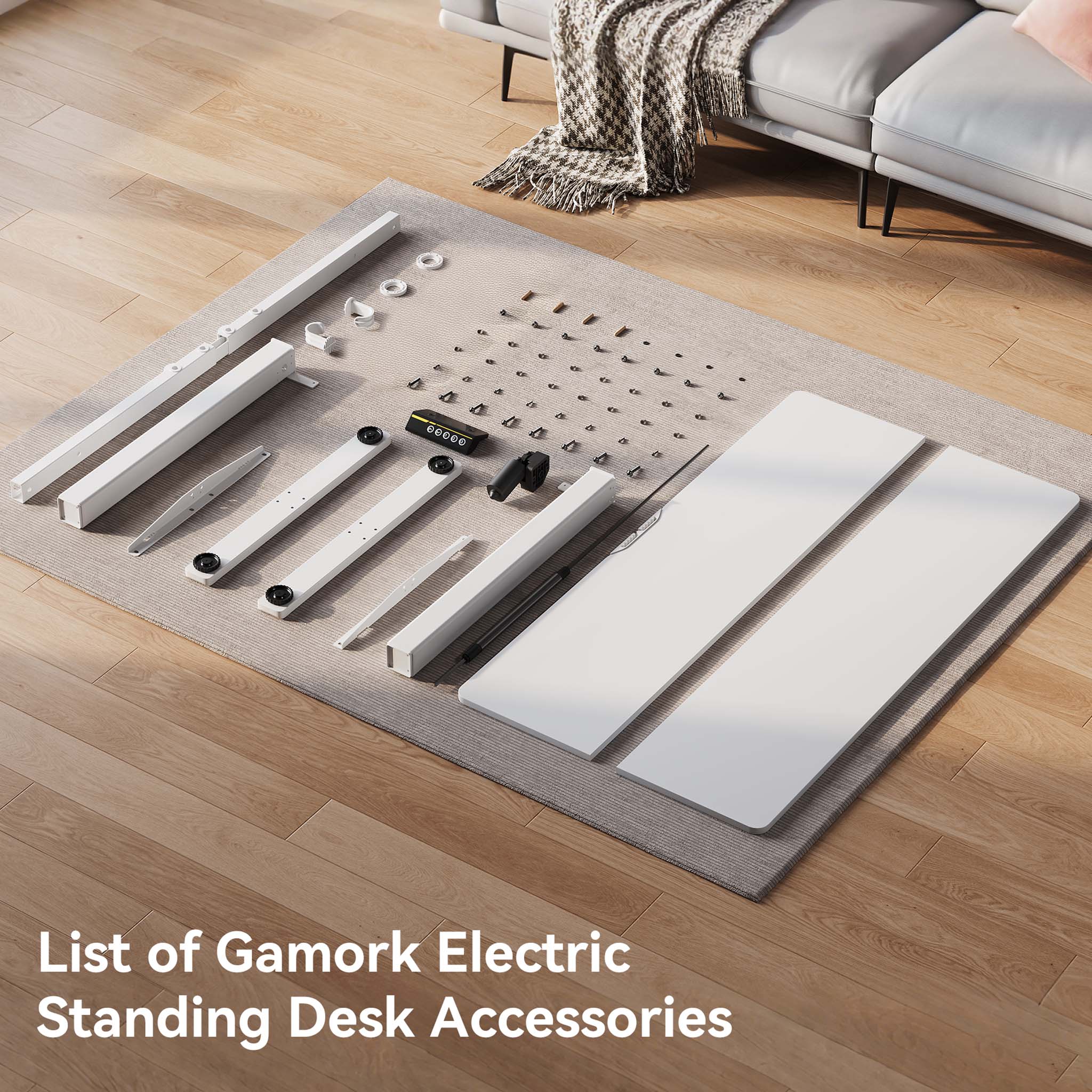 48″×24″ White Electric Height Adjustable Standing Desk, Computer Workstation with 3 Height Memory Presets, Perfect for Home & Office Work, Study and Gaming 48″×24″ White Electric Height Adjustable Standing Desk, Computer Workstation with 3 Height Memory Presets, Perfect for Home & Office Work, Study and Gaming