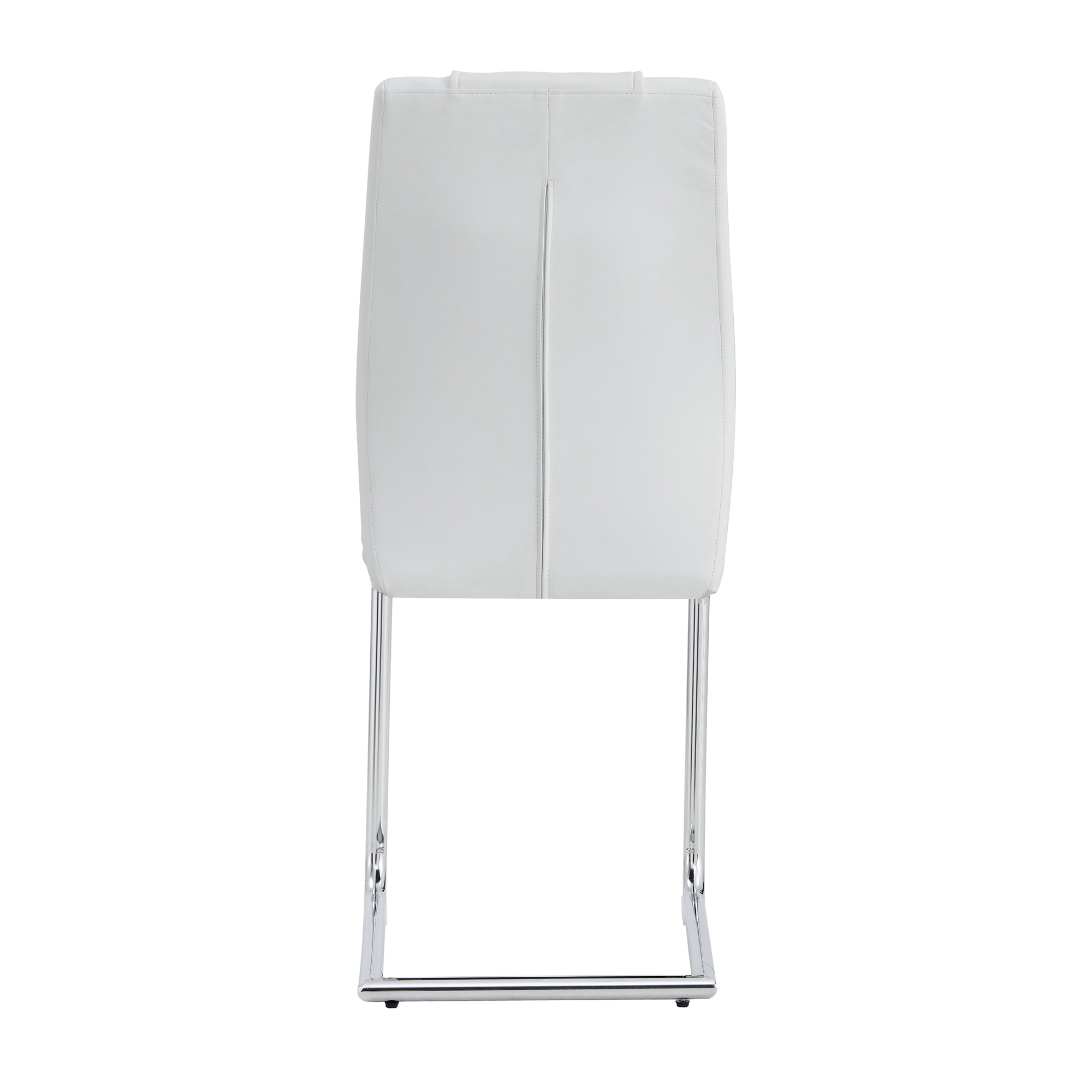 Modern Dining Chairs with Faux Leather Padded Seat Dining Living Room Chairs Upholstered Chair with Metal Legs Design for Kitchen, Living, Bedroom, Dining Room Side Chairs Set of 6 (White+PU )C-001 Modern Dining Chairs with Faux Leather Padded Seat Dining Living Room Chairs Upholstered Chair with Metal Legs Design for Kitchen, Living, Bedroom, Dining Room Side Chairs Set of 6 (White+PU )C-001