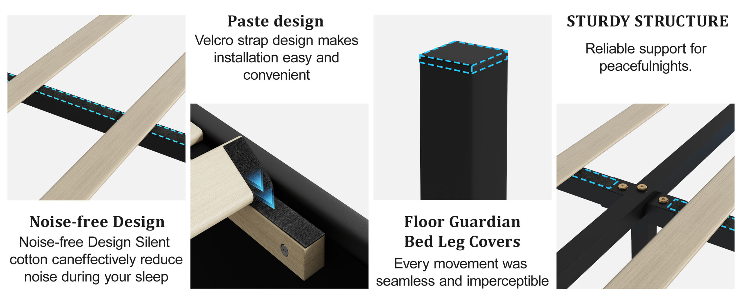 Full Size Bed Frame with Headboard, Floating Bed Frame with LED Lights, Upholstered Platform Bed with Diamond Tufted Headboard, No Box Spring Required, Black Full Size Bed Frame with Headboard, Floating Bed Frame with LED Lights, Upholstered Platform Bed with Diamond Tufted Headboard, No Box Spring Required, Black