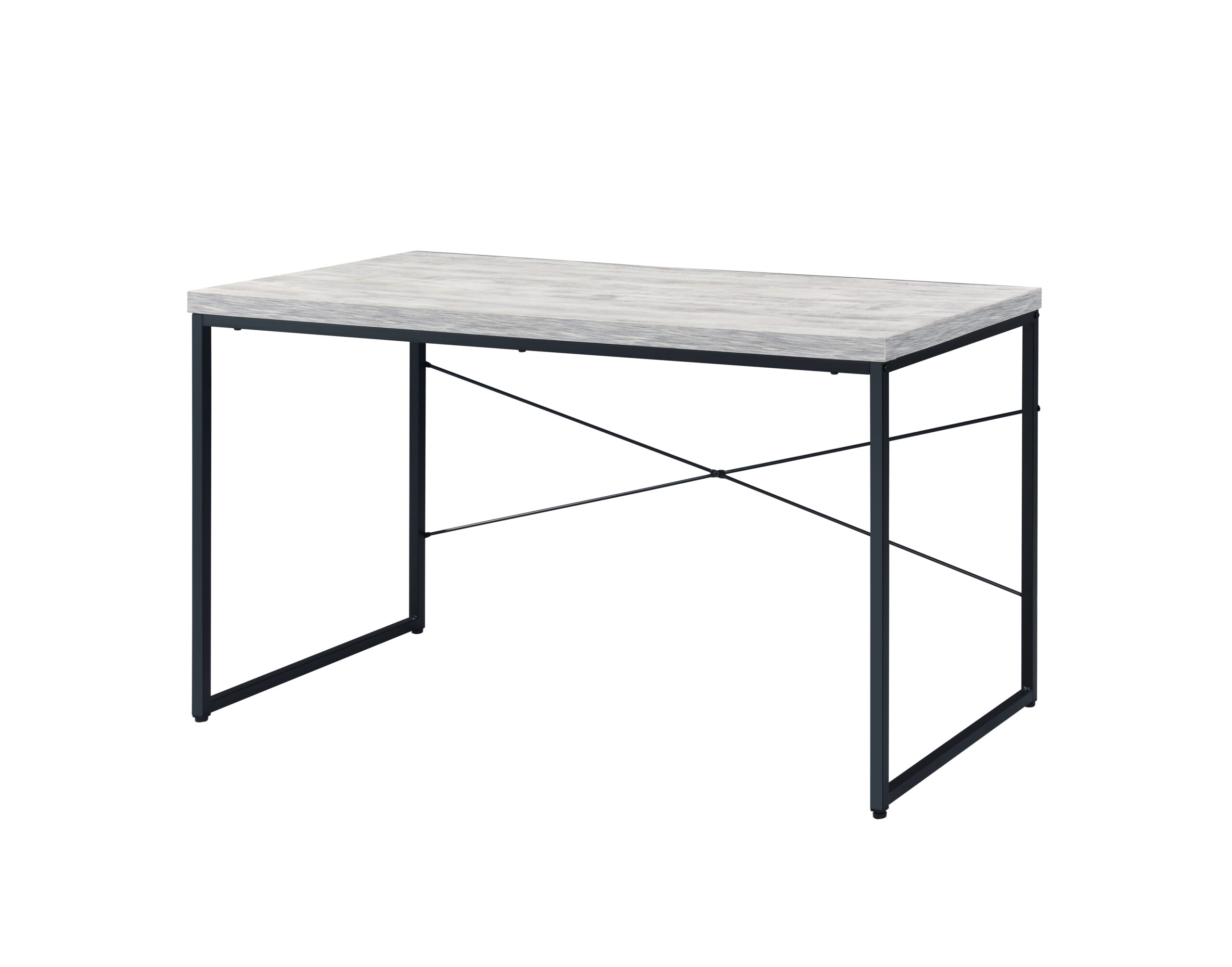 Bob Antique White & Black Finish Writing Desk Bob Antique White & Black Finish Writing Desk