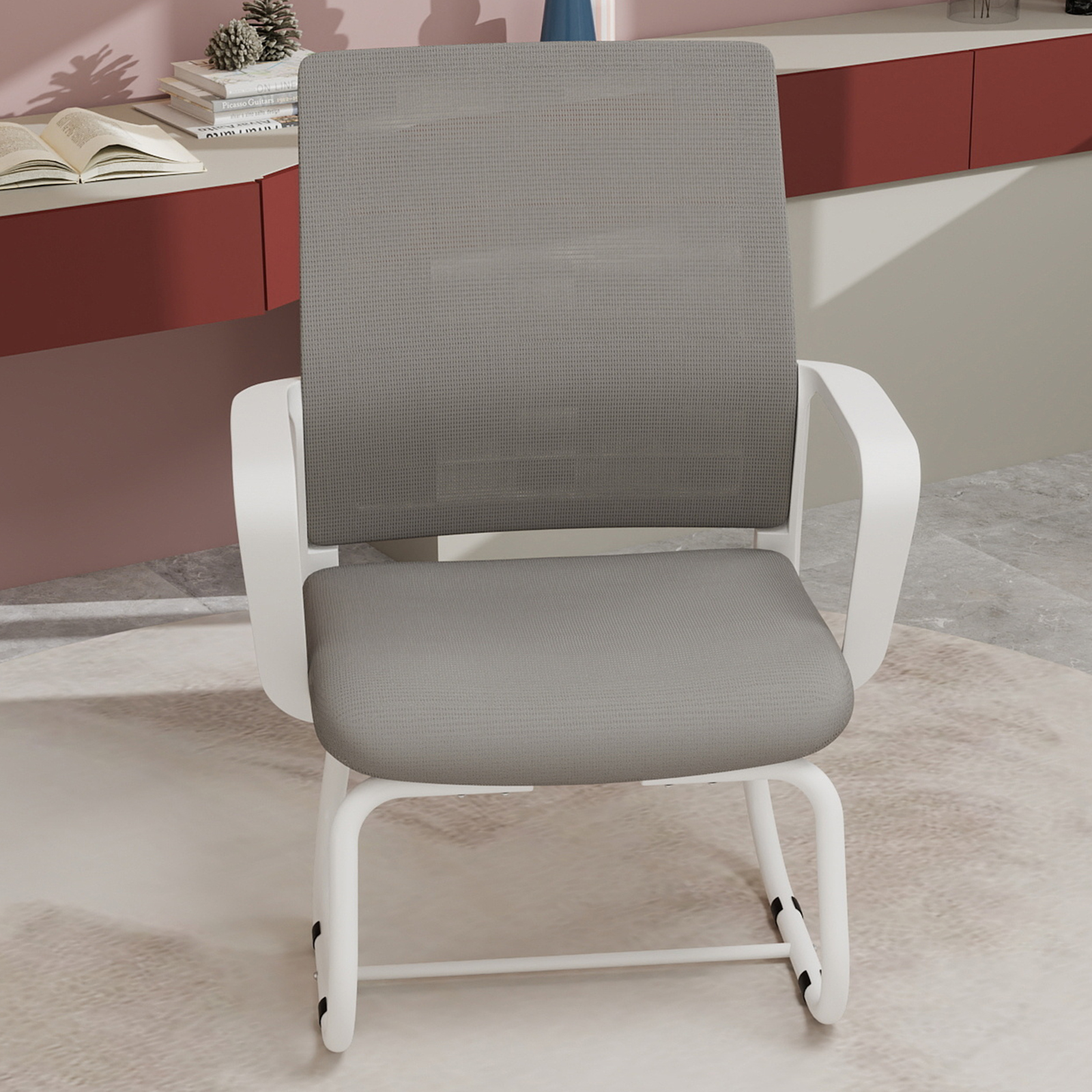 Minimalist Modern Office Chair – Metal Frame, Soft & Comfortable, Home & Office Use, Multiple Colors Available Minimalist Modern Office Chair – Metal Frame, Soft & Comfortable, Home & Office Use, Multiple Colors Available