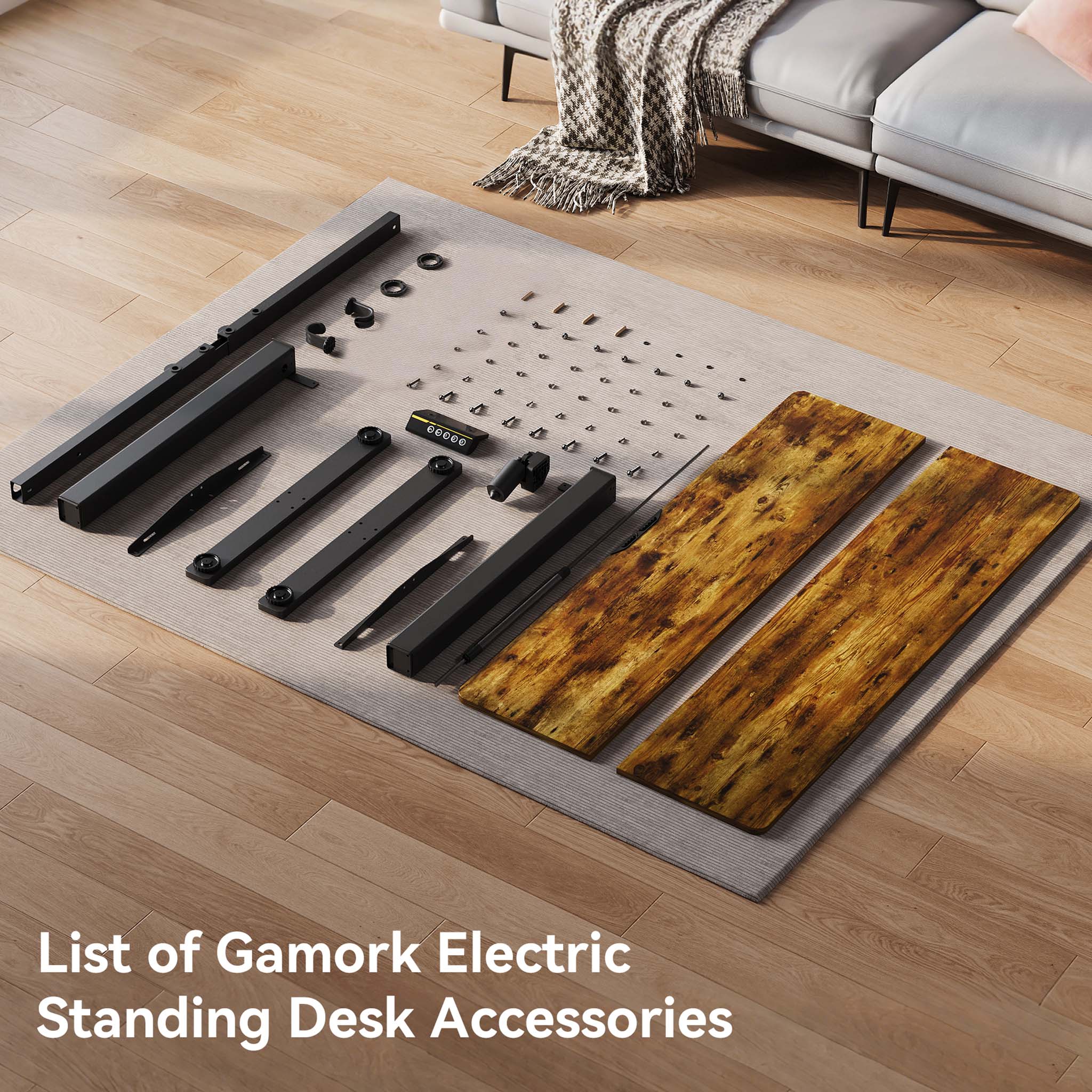 48″×24″ Brown Electric Height Adjustable Standing Desk, Computer Workstation with 3 Height Memory Presets, Perfect for Home & Office Work, Study and Gaming 48″×24″ Brown Electric Height Adjustable Standing Desk, Computer Workstation with 3 Height Memory Presets, Perfect for Home & Office Work, Study and Gaming
