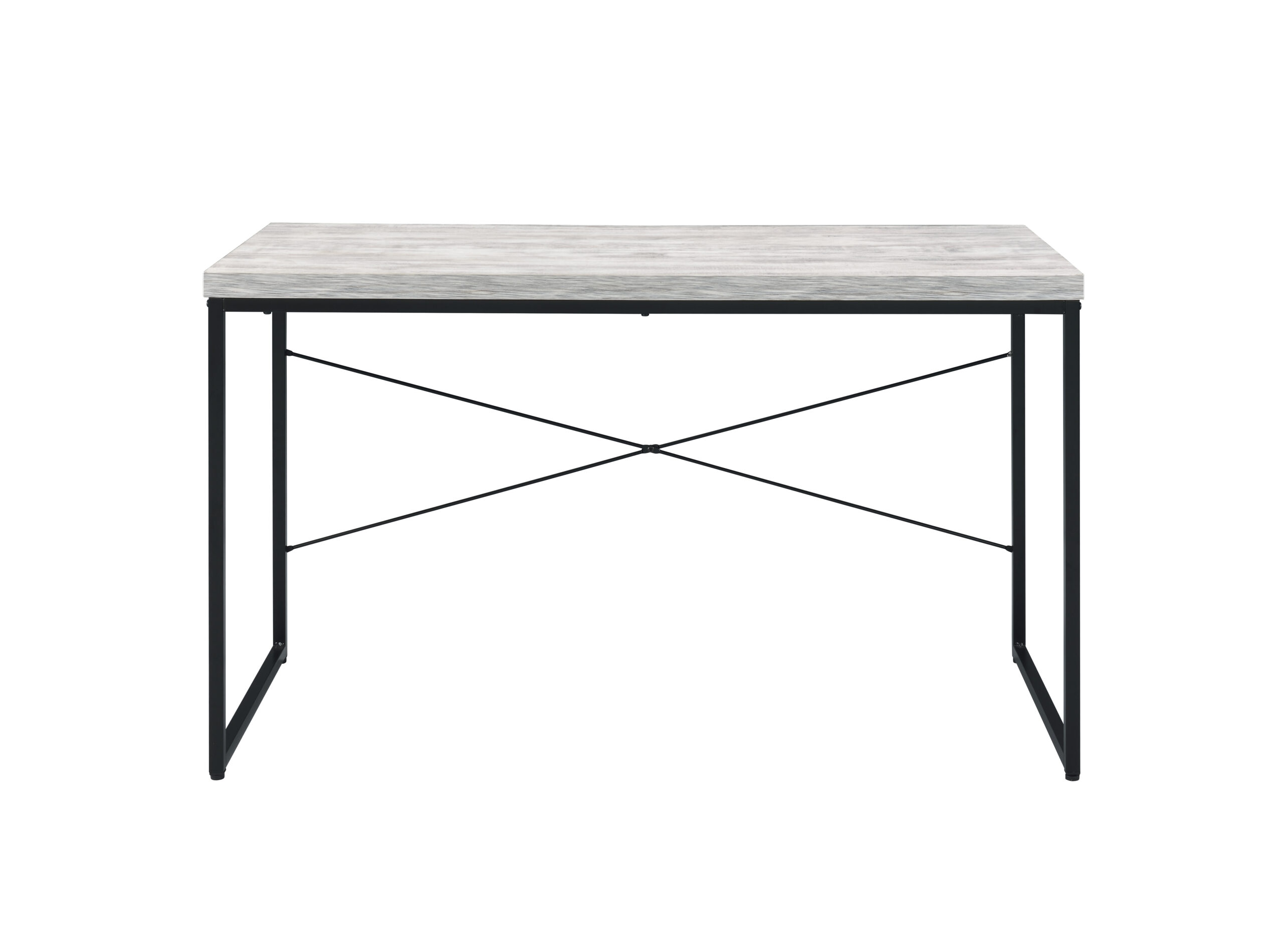 Bob Antique White & Black Finish Writing Desk Bob Antique White & Black Finish Writing Desk