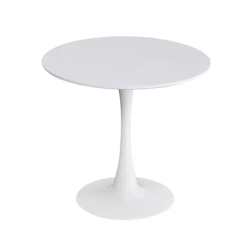 White Round Table, Modern Dining Table, MDF Top and Steel Base Tulip Round Kitchen Table, Mid Century Coffee Table for Living Room 24 Inch, Oval Dining Table White Round Table, Modern Dining Table, MDF Top and Steel Base Tulip Round Kitchen Table, Mid Century Coffee Table for Living Room 24 Inch, Oval Dining Table