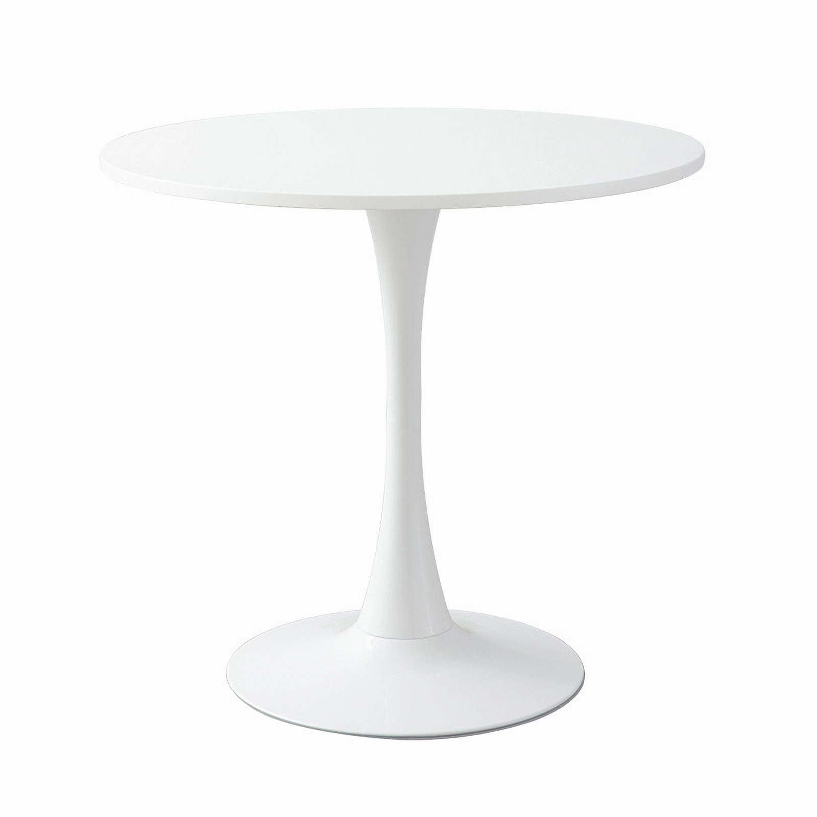 White Round Table, Modern Dining Table, MDF Top and Steel Base Tulip Round Kitchen Table, Mid Century Coffee Table for Living Room 24 Inch, Oval Dining Table White Round Table, Modern Dining Table, MDF Top and Steel Base Tulip Round Kitchen Table, Mid Century Coffee Table for Living Room 24 Inch, Oval Dining Table